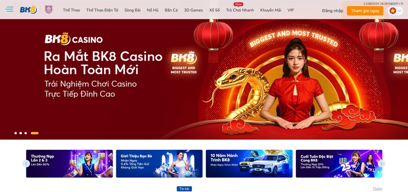 Giới thiệu nhà cái BK8
