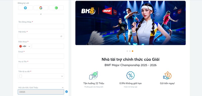 Đăng ký BK8 dễ dàng khi làm theo hướng dẫn chi tiết A-Z